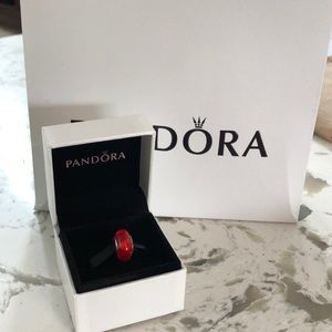 Beautiful Authentic Pandora two tone charm